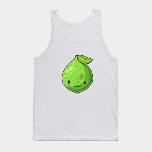 Kawaii lime fruit Tank Top